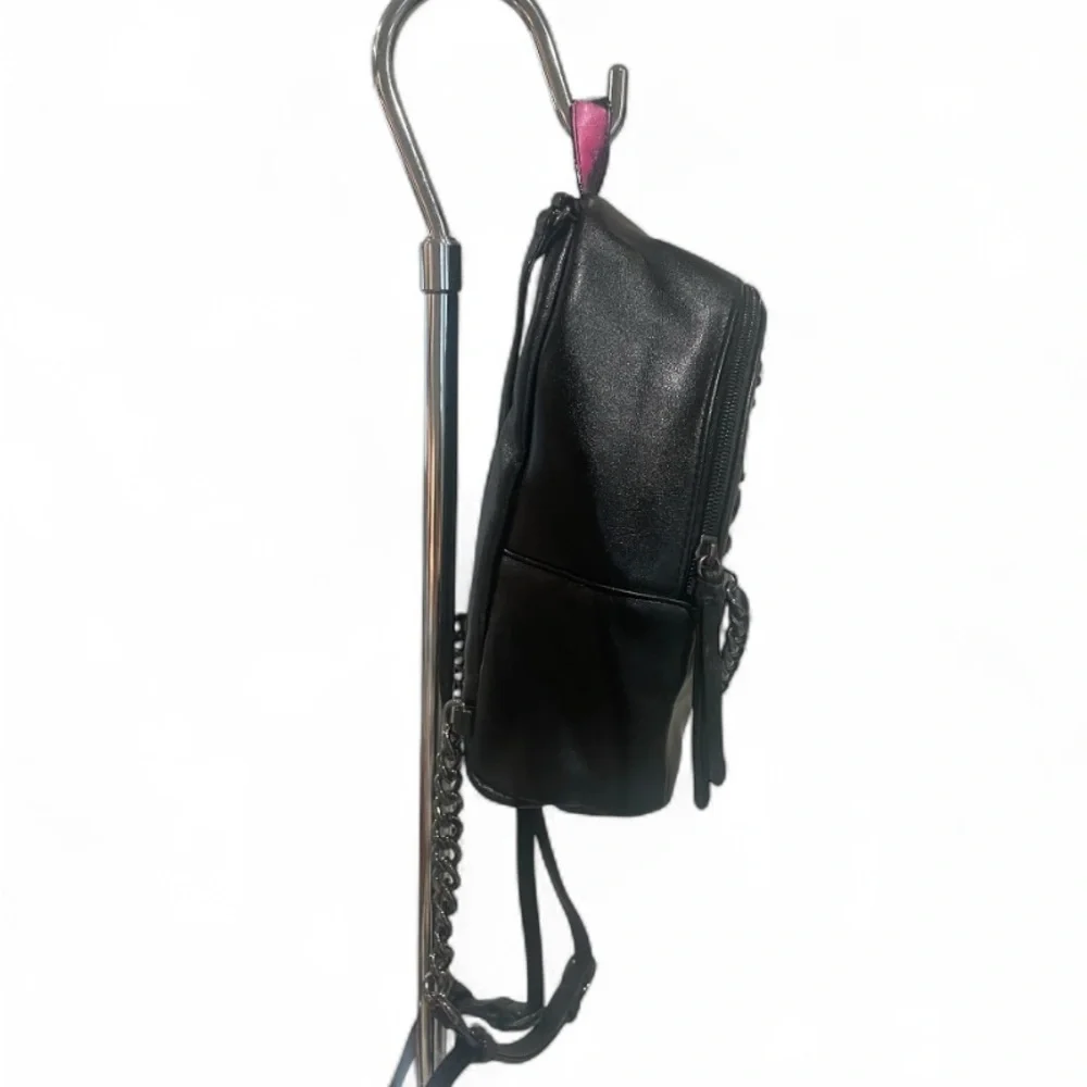 Victoria’s Secret Black Studded Tie-Dye Mini Backpack – NWOT Adjustable Straps - Picture 4 of 9